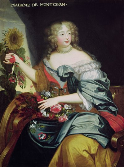 Portrait of Francoise-Athenaise Rochechouart de Mortemart (1641-1707) Marquise de Montespan by French School